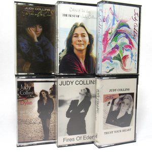 Judy Collins Cassette Lot 6 Tapes